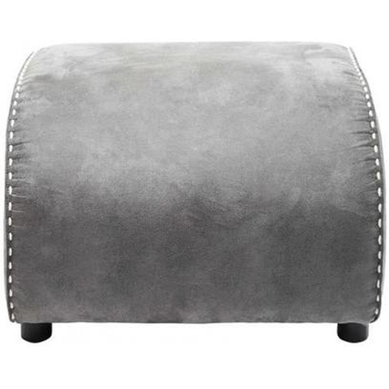 Repose Pied - KARE - Ritmo - Vintage - Tissu microfibre - Gris vieilli