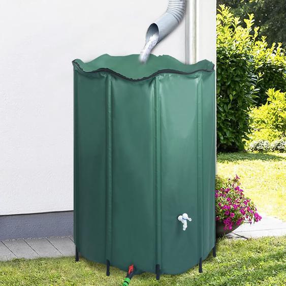 Réservoir pliable deau de pluie avec robinet 1250 L