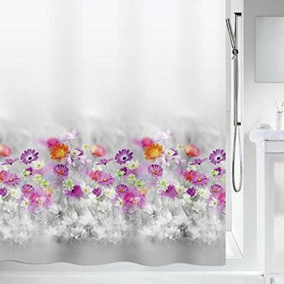 Rideau de douche en polyester SPIRELLA ABELLA 180x200cm gris rose