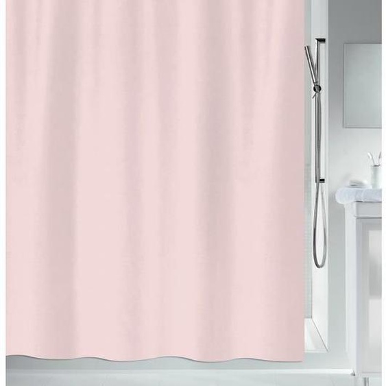 Rideau de douche en polyester Spirella PRIMO 180x180cm - Rose - Anti-moisissure