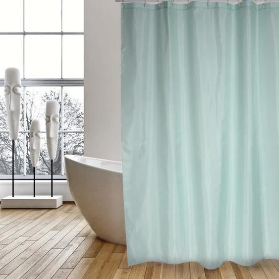 Rideau de douche - MSV - Polyester 180x200cm - Vert - Qualité Premium certifié Confiance Textile