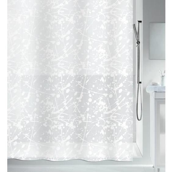 Rideau de douche PEVA BANG 180x200cm Blanc - Spirella - Anti-moisissure - Design moderne