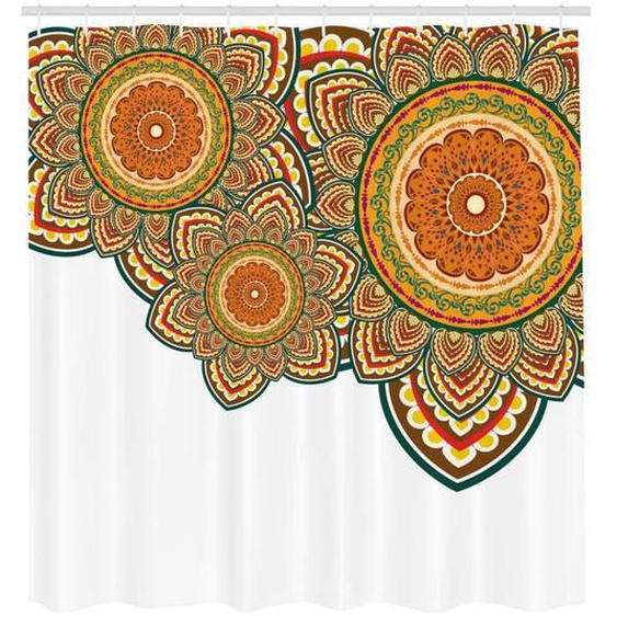 Rideaux de Douche - ABAKUHAUS - Paisley oriental - Multicolore - Polyester - 175 cm x 220 cm