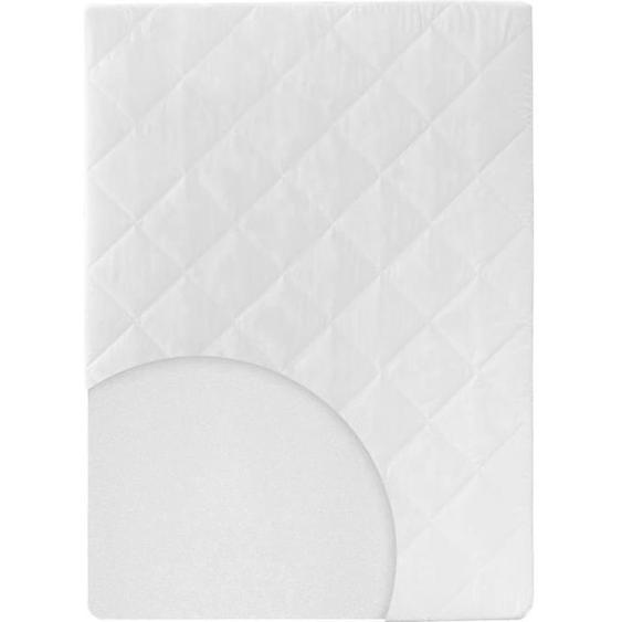 Roba Matelas De Parc Bébé 75 X 100 Cm - Déhoussable - Blanc Blanc