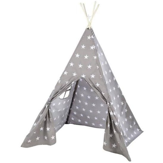 Roba Tente De Jeu Little Stars - Tippi Tente Exterieur / Intérieur Pour Enfants - Imprimé Étoiles - Gris Gris