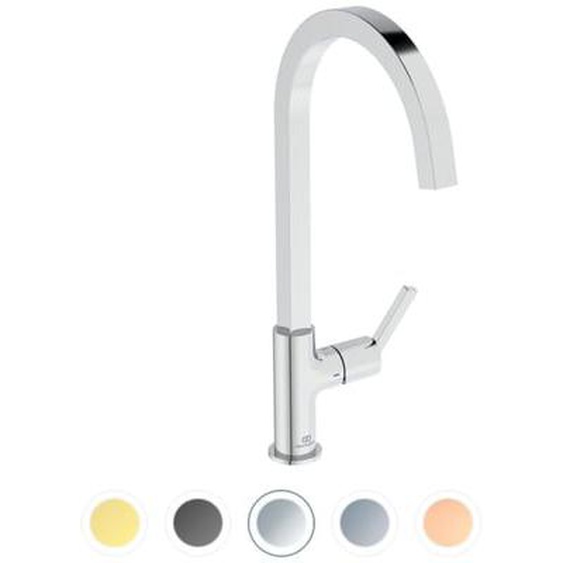 Robinet de cuisine Gusto carre chrome + Nettoyant