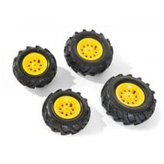 Rolly Toys rollyTrac Air Tyres 4 Pneus de tracteur Jaune