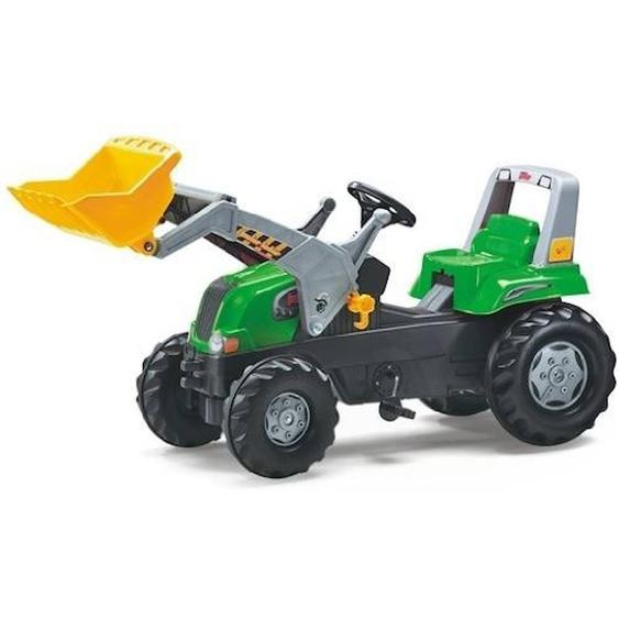 Rolly Toys - Tracteur À Pédales Rollyjunior Rt Vert / Noir + Pelle Avant Vert