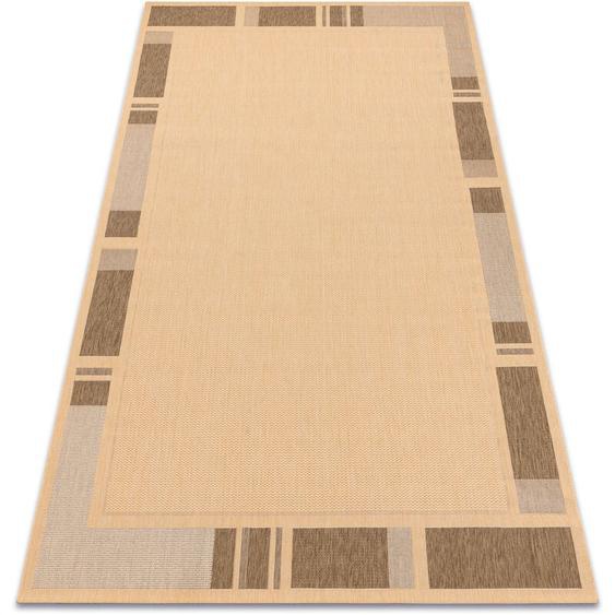 Rugsx - tapis en corde sizal floorlux 20195 mais / café beige 240x330 cm