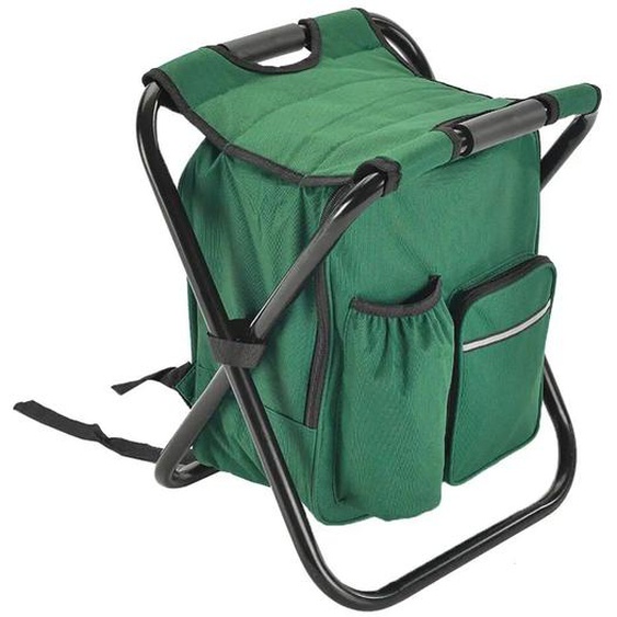 Sac À Dos De Pêche 2 En 1,Chaise Pliante,Résistante À Lusure,Pratique Pour La Chasse En Plein Air,Équipement Descalade - Type Green