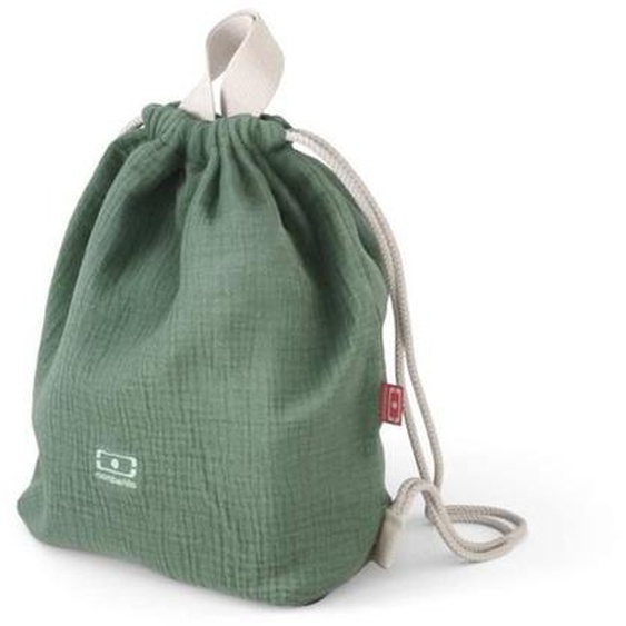 Sac À Dos Enfant Monbento - Mb Buddy Vert - Transport Repas Et Goûter - Asymétrique Vert