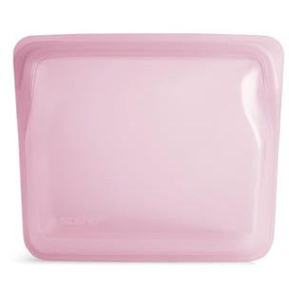 Sac de conservation Stand Up Bag silicone rose pâle 1,66 l