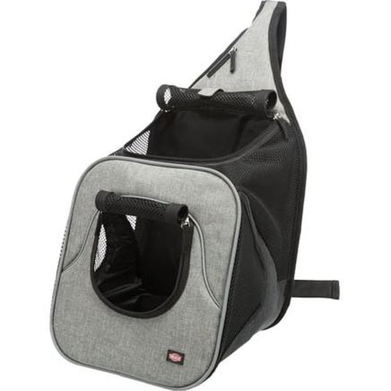 Sac de transport ventral Savina nylon noir/gris