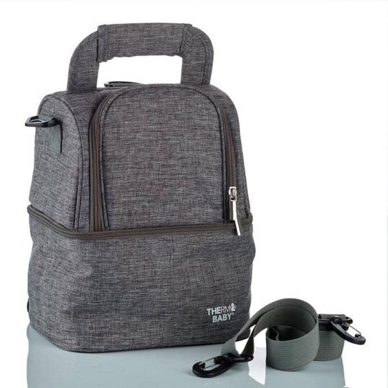 Sac Isotherme - Thermobaby - Compact Et Léger - Repas Chaud Ou Froid Gris