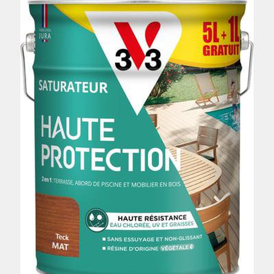 Saturateur Haute Protection Biosourcé naturel Mat - 5L + 20%