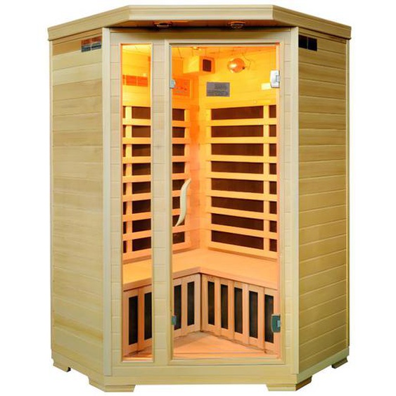 Sauna Infrarouge 3/4 places dangle Gamme prestige ARVIKA II - 120x56x120x H190 cm - 2100W