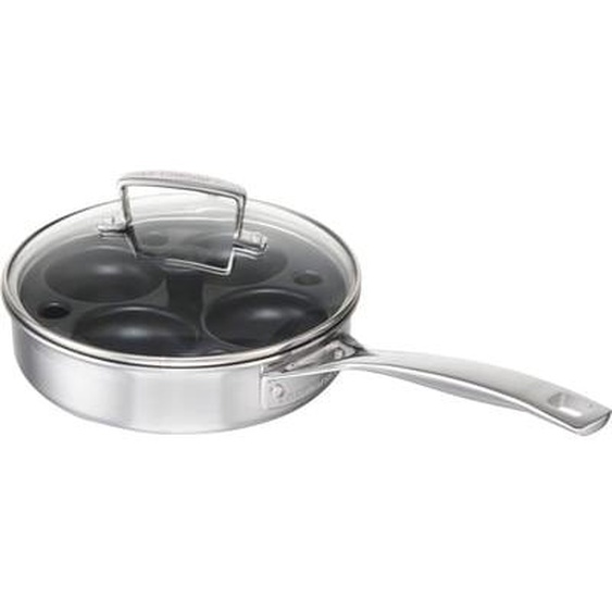 Sauteuse inox avec accessoire ufs pochés Ø20 cm