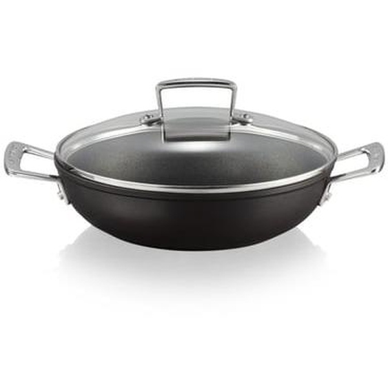 Sauteuse provençale avec couvercle Les Forgées aluminium forgé Ø24 cm