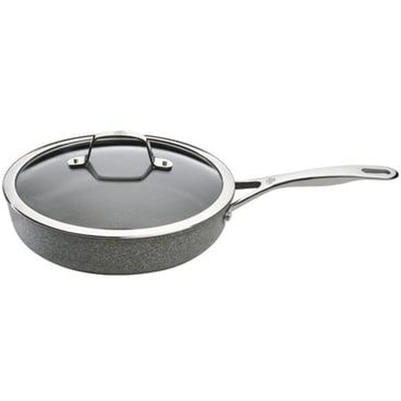 Sauteuse Salina aluminium anti adhérent Ø28 cm + couvercle