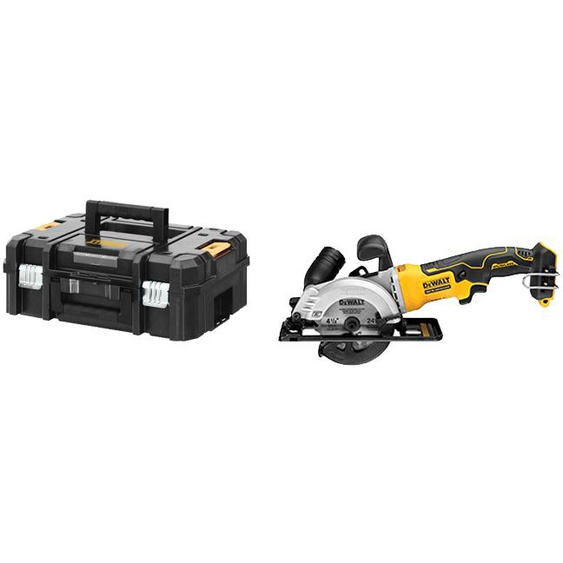 Scie circulaire 18V XR (sans batterie ni chargeur) + coffret Tstak II - DEWALT - DCS571NT-XJ