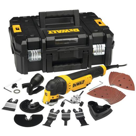 Scie oscillante 300W en coffret T-STAK + accessoires - DEWALT - DWE315KT-QS