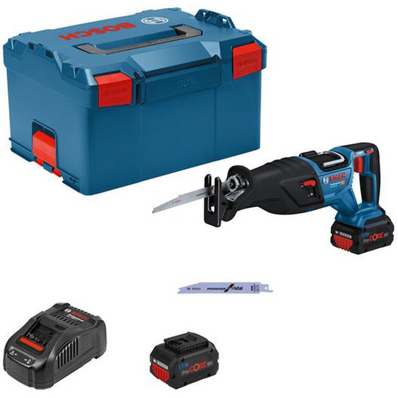 Scie sabre 18V GSA 18V-28 + 2 batteries Procore 5,5Ah + Chargeur en coffret L-BOXX - BOSCH - 06016C0003