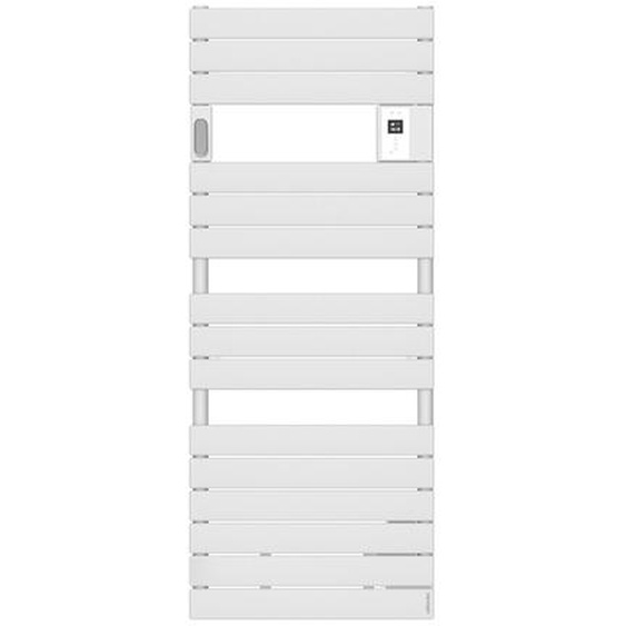 Sèche-serviettes électrique connecté avec soufflerie 1750W ADÉLIS digital blanc carat - ATLANTIC – 861645