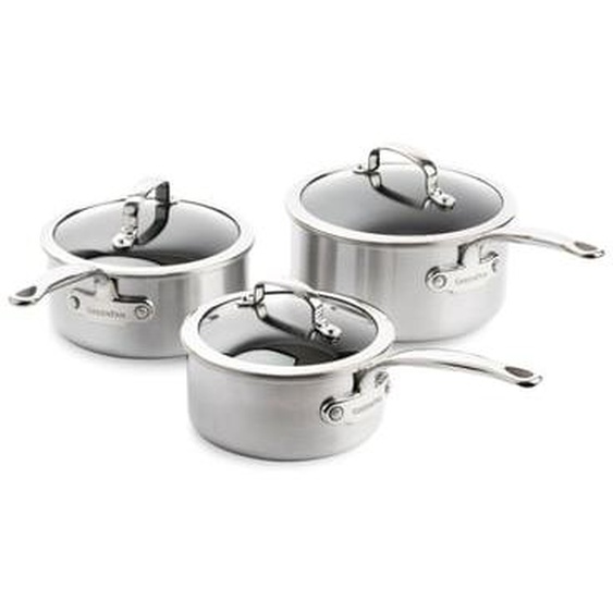 Série de 3 Casseroles Première 16 cm, 18 cm et 20 cm avec Couvercle