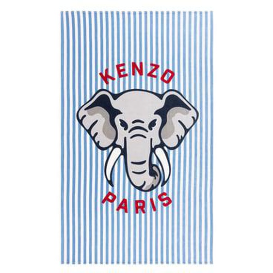 Serviette de plage en velours 450 g/m², K Eléphant