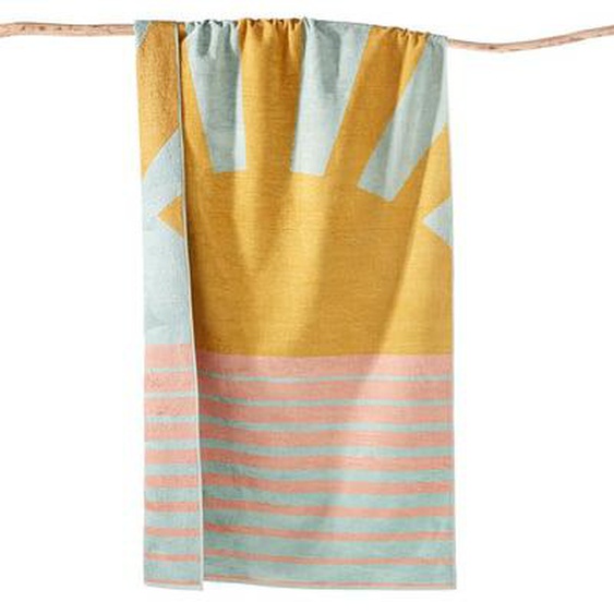 Serviette de plage éponge velours 420g, Listrado