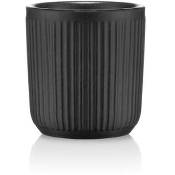 Set 2 mugs porcelaine noir 10 cl