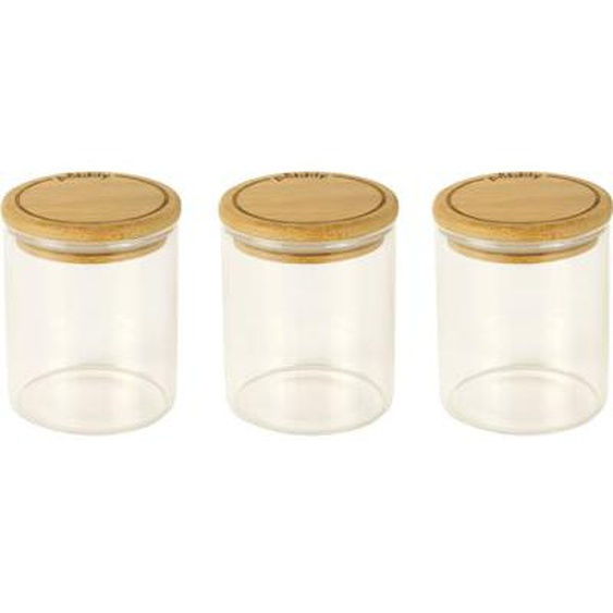 Set 3 boîtes à épices en verre 190 ml