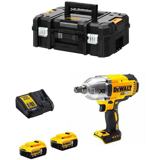 Set clé à choc Dewalt Li-Ion 18V (2x batterie 5.0Ah)