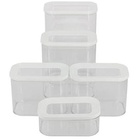 Set de 5 boîtes de rangement