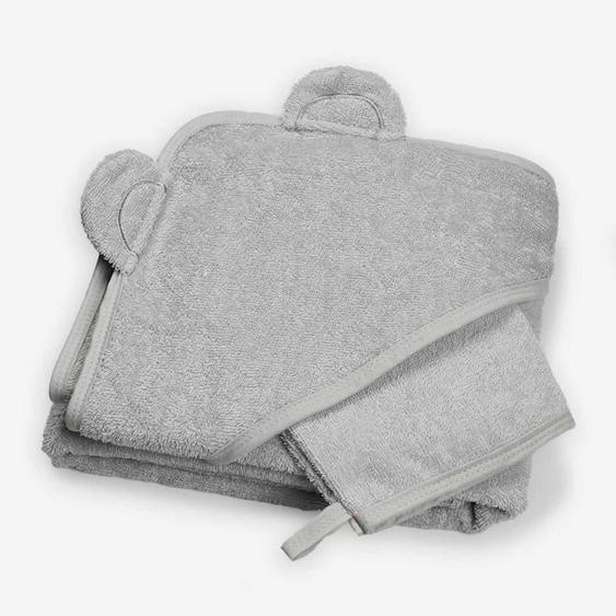 Set De Bain - Marque - 100x100 Cm - Gris - Mixte - Bébé - Naissance Gris