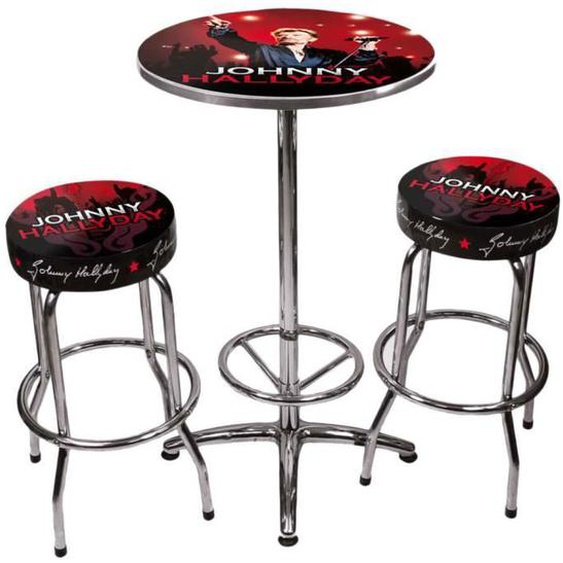 Set de bar Johnny Hallyday - Johnny Hallyday - Set de bar - Métal - 60 cm