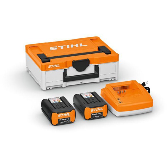 Set POWER BOX 3 - 2 batteries AP 500 S + 1 chargeur AL 500 + malette - STIHL - EA01-200-0001