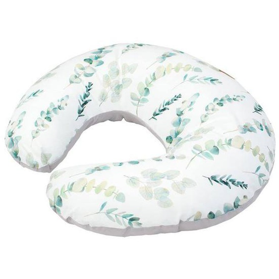 Sevira Kids - Petit Coussin Dallaitement Ergonomique + Housse Eucalyptus - Multicolore - 120 X 25 Cm Vert