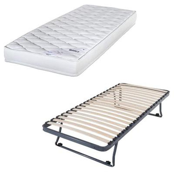 Sommier gigogne + matelas Marly 1 place