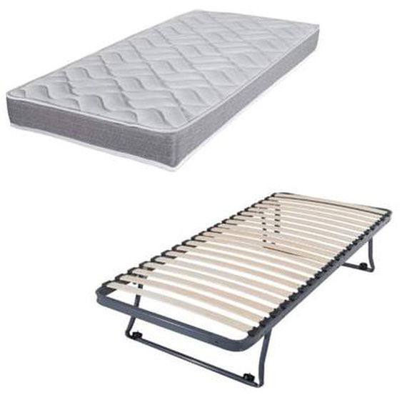 Sommier gigogne + matelas Morgan 1 place