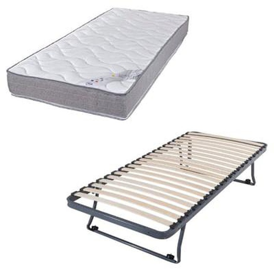 Sommier gigogne + matelas Wave 1 place