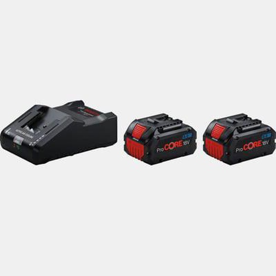 Starter kit 18V avec 2 batteries Procore 8Ah + chargeur GAL 18V-160 en boîte en carton  - 1600A02T5P