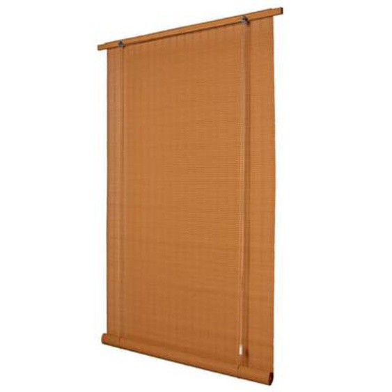 Store enrouleur Bois-Tissé tamisant chamois 105 x 205 cm