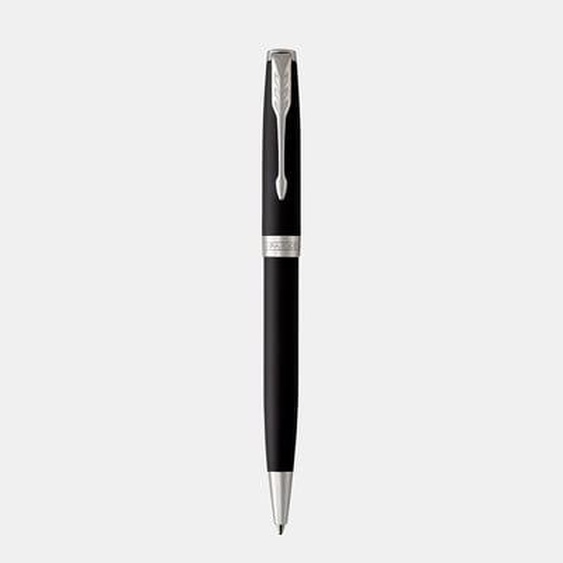 Stylo bille Sonnet noir mat pointe moyenne