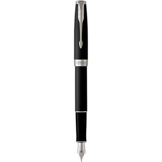 Stylo plume Sonnet noir mat plume moyenne