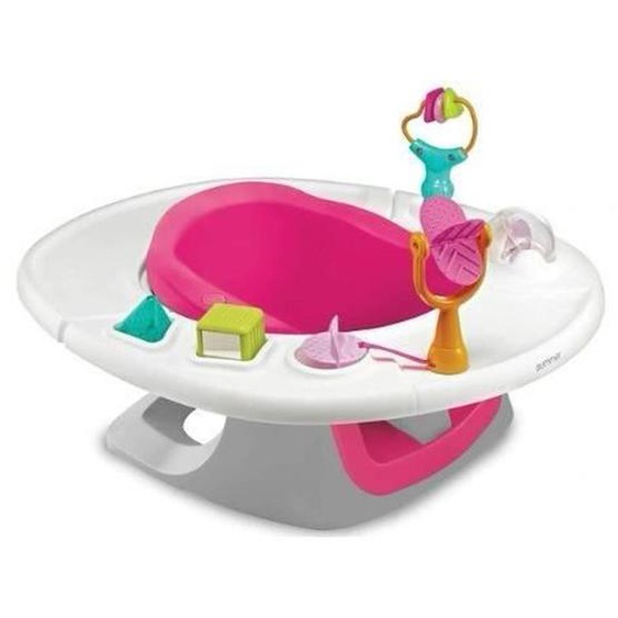 Summer Infant Réhausseur Superseat Bébé 4en1, Activités, Plateau Amovible, Positionneur De Siège Réglable, Rose Rose