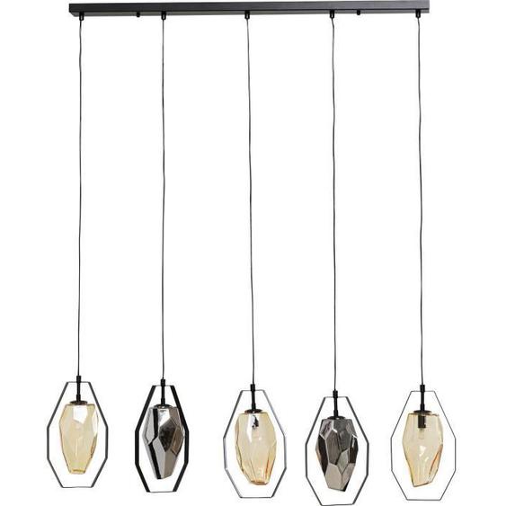 Suspension - KARE - Diamond Fever - Verre semi-transparent - Acier - 110 cm