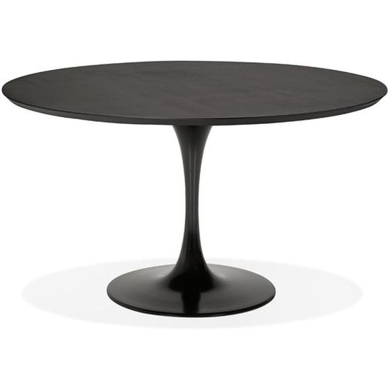 Table à dîner  / de bureau ronde design GLOBO noire - Ø120 cm