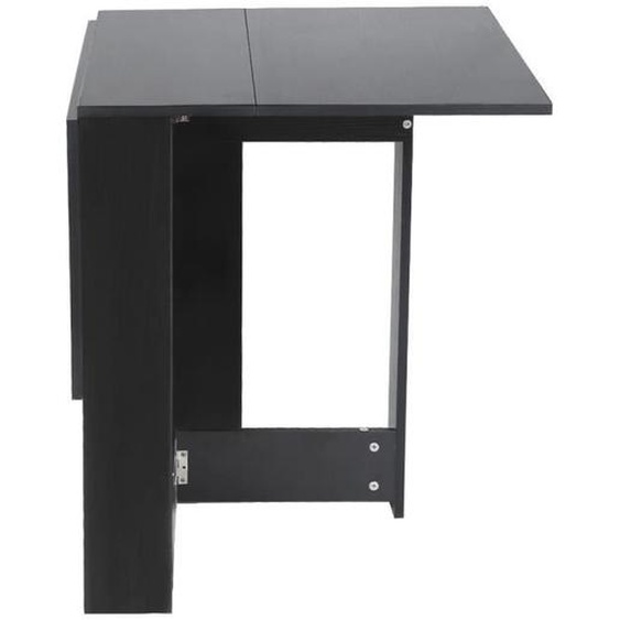 Table à Manger Pliante - KEDIA - Noir - Design contemporain - Peu Encombrante