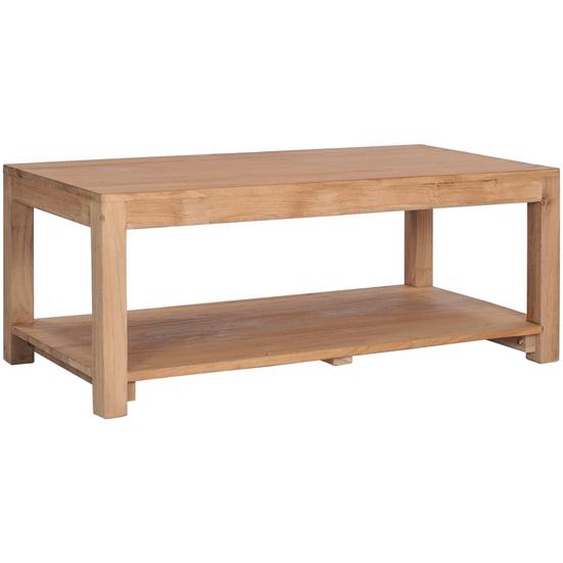 Table basse 100x50x40 cm bois de teck massif